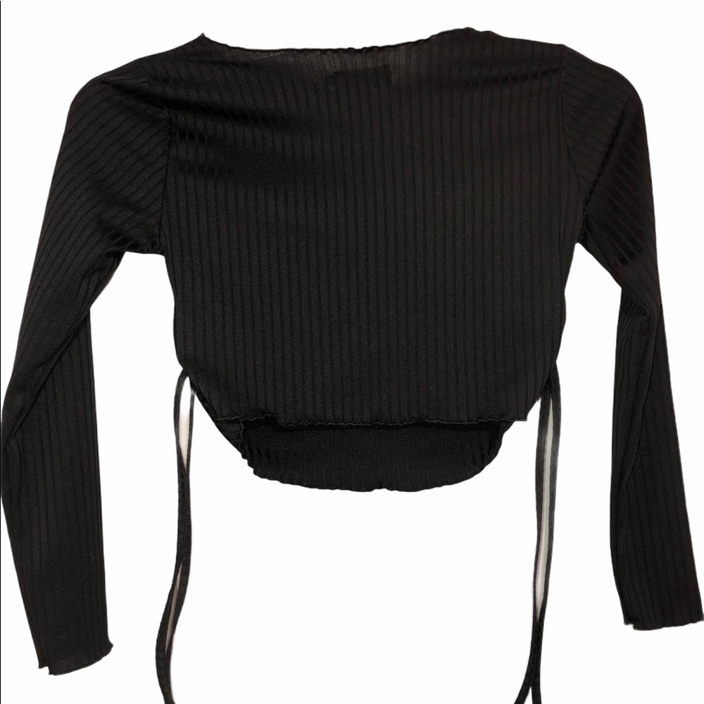 Faux cinch sides, crop top